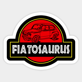 Fiatosaurus Sticker